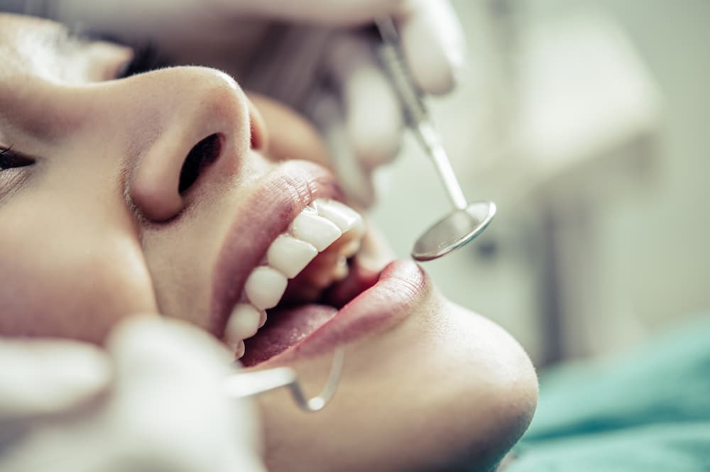 dentist treating patient
